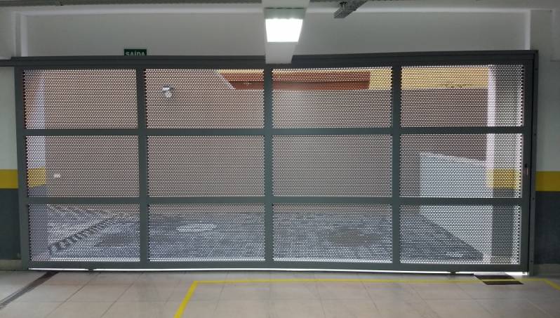 Portão de Alumínio de Correr Preço na Araraquara - Portão de Alumínio Branco